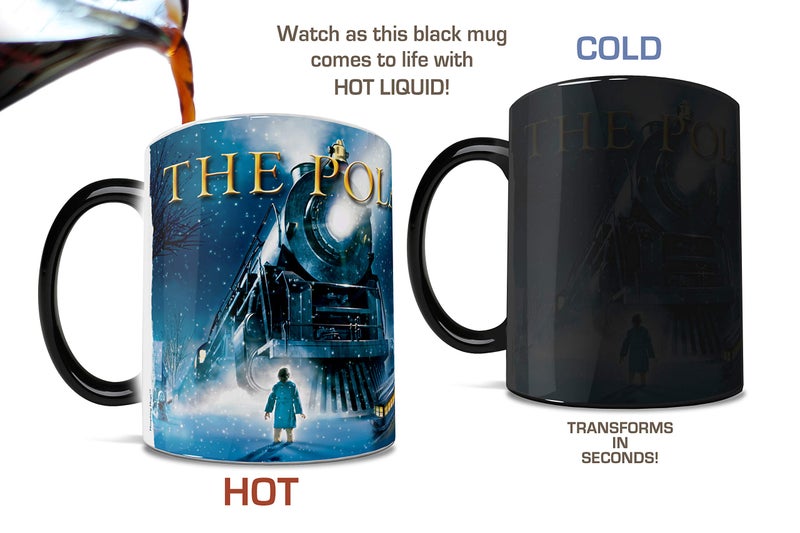 Morphing Mugs Polar Express (The Polar Express) Ceramic Mug, Black - Image 3